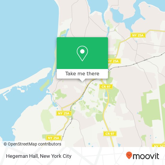 Hegeman Hall map