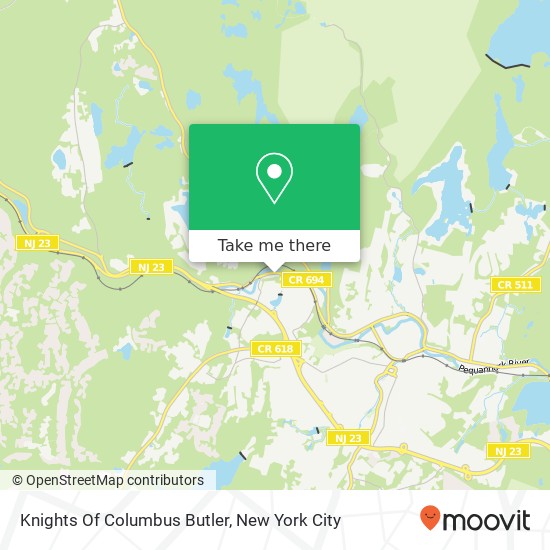 Knights Of Columbus Butler map