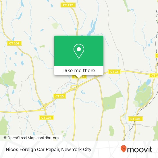 Nicos Foreign Car Repair map