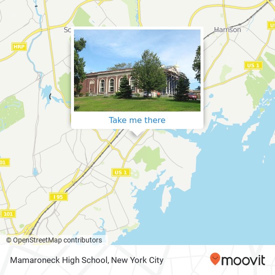 Mamaroneck High School map