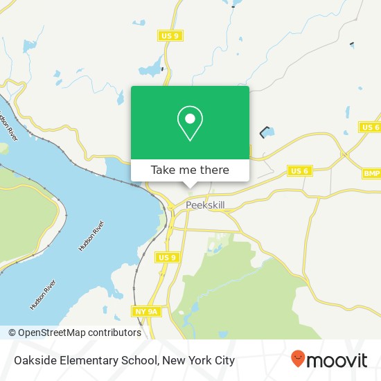Oakside Elementary School map