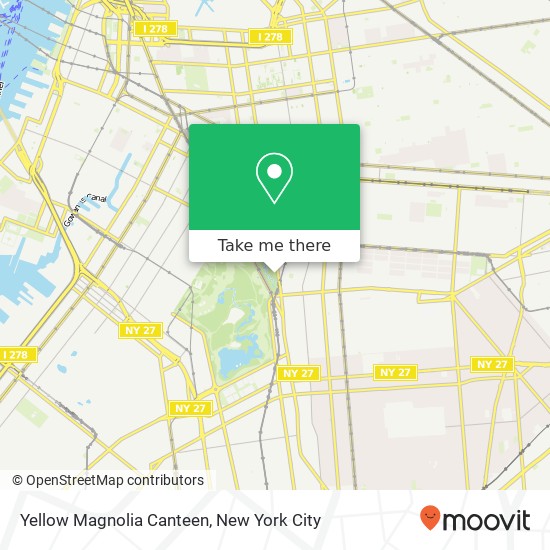 Mapa de Yellow Magnolia Canteen