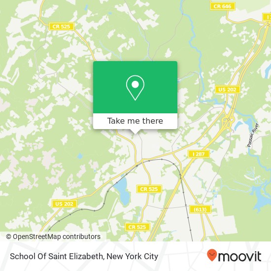 School Of Saint Elizabeth map