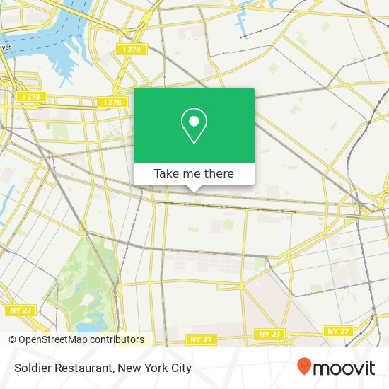 Mapa de Soldier Restaurant