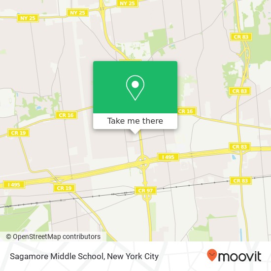 Sagamore Middle School map