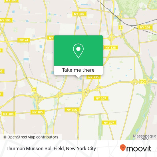 Thurman Munson Ball Field map