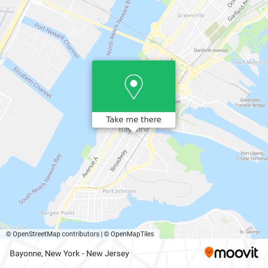 How far is bayonne nj store from nyc