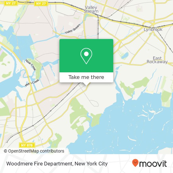 Woodmere Fire Department map