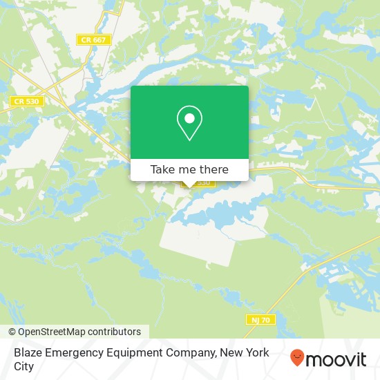 Blaze Emergency Equipment Company map