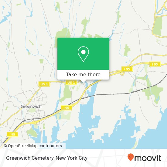 Mapa de Greenwich Cemetery