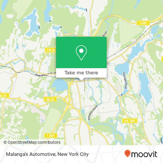 Mapa de Malanga's Automotive