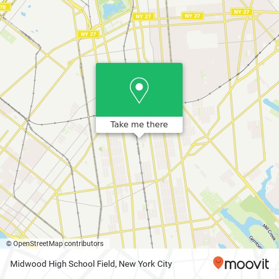 Midwood High School Field map