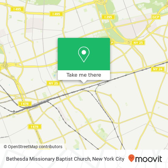 Bethesda Missionary Baptist Church map