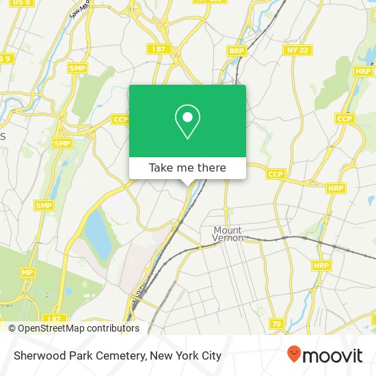 Mapa de Sherwood Park Cemetery