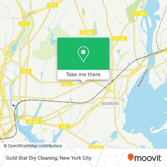 Gold Star Dry Cleaning map