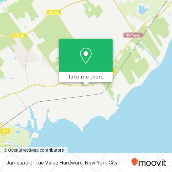 Mapa de Jamesport True Value Hardware