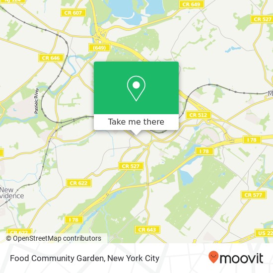 Food  Community Garden map