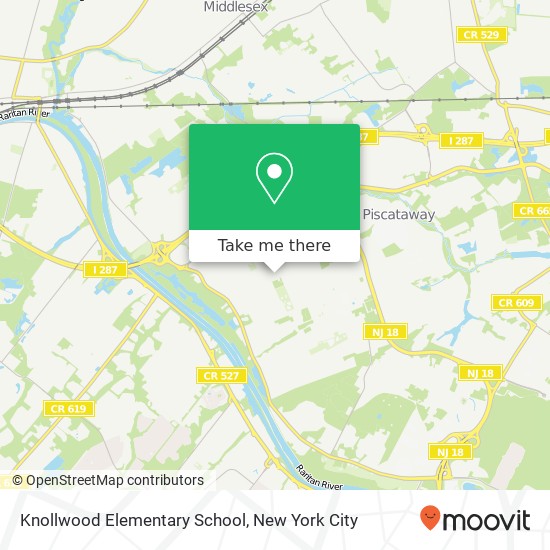 Knollwood Elementary School map