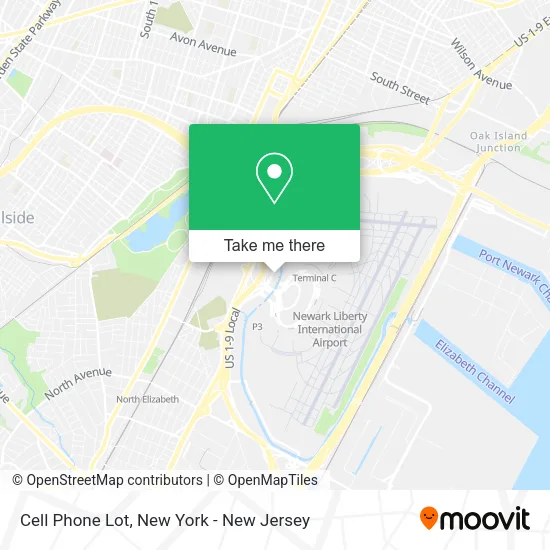Cell Phone Lot map