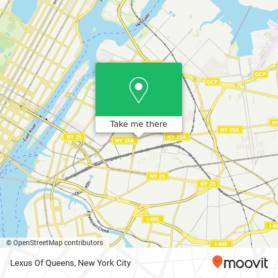 Lexus Of Queens map
