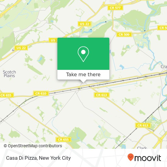 Casa Di Pizza map