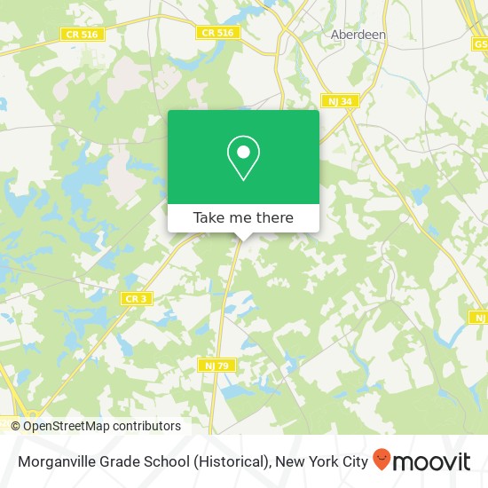 Morganville Grade School (Historical) map