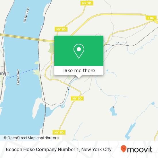 Beacon Hose Company Number 1 map