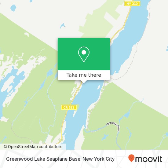 Mapa de Greenwood Lake Seaplane Base