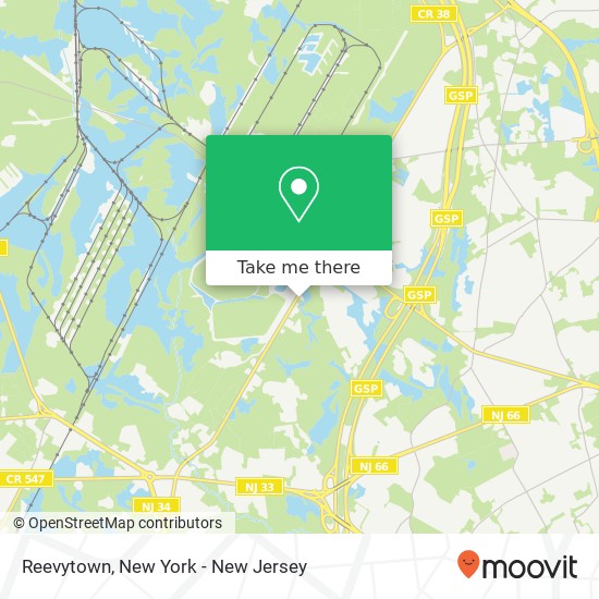 Reevytown map
