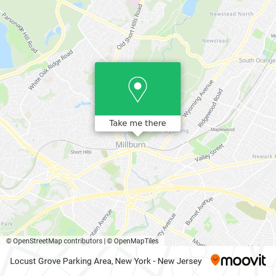 Locust Grove Parking Area map
