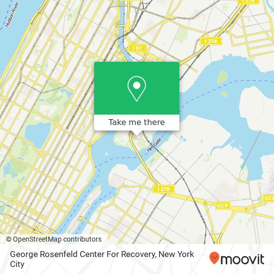 George Rosenfeld Center For Recovery map