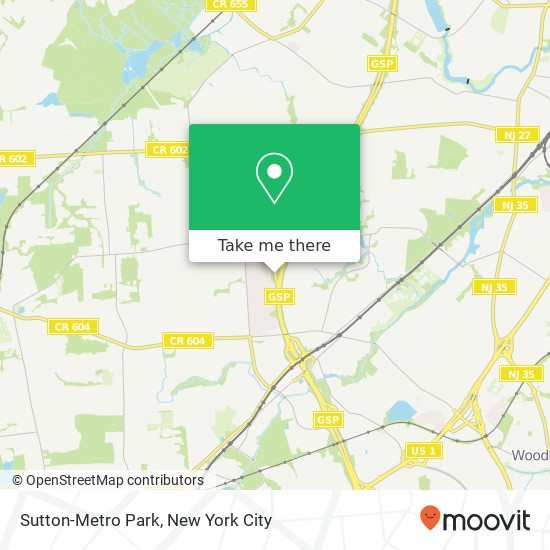 Sutton-Metro Park map