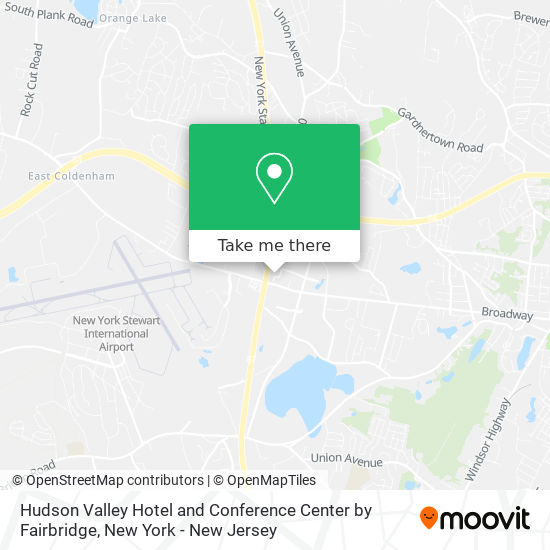 Hudson Valley Hotel and Conference Center by Fairbridge map