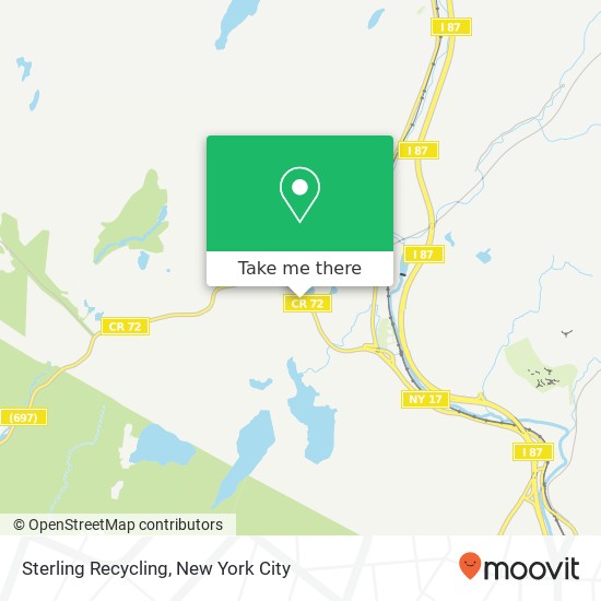 Mapa de Sterling Recycling