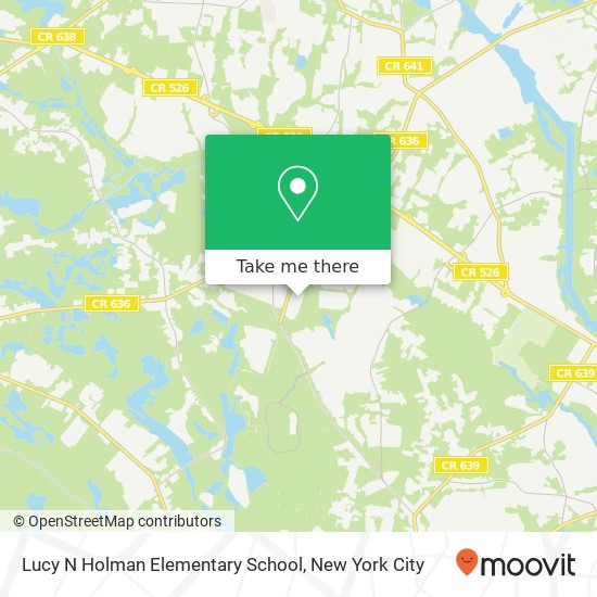 Lucy N Holman Elementary School map