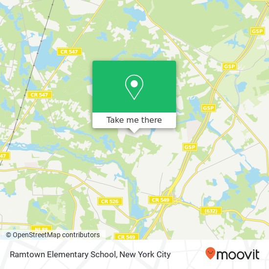 Ramtown Elementary School map