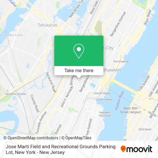 Jose Marti Field and Recreational Grounds Parking Lot map