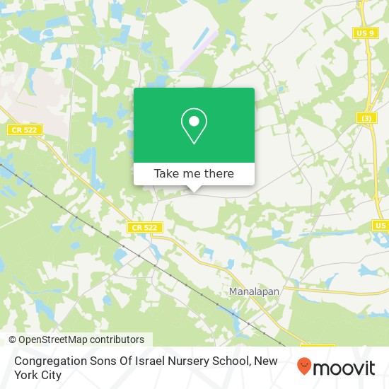 Congregation Sons Of Israel Nursery School map