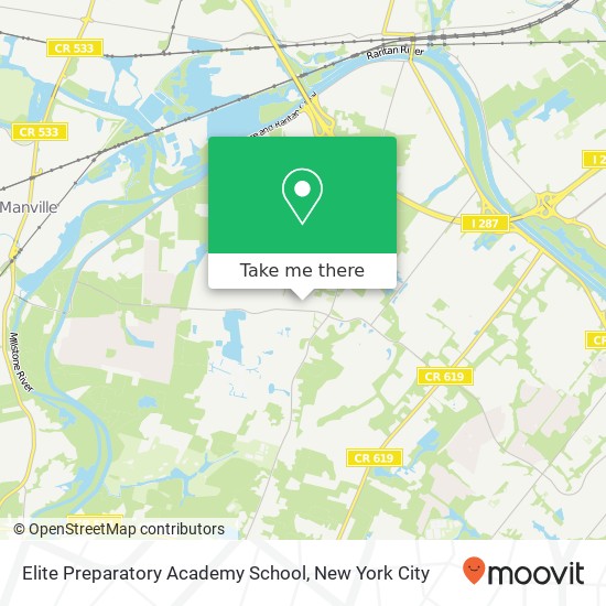 Mapa de Elite Preparatory Academy School