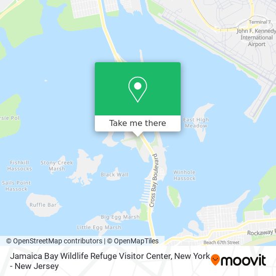 Jamaica Bay Wildlife Refuge Visitor Center map
