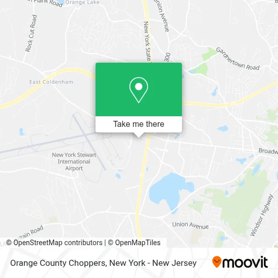Orange County Choppers map
