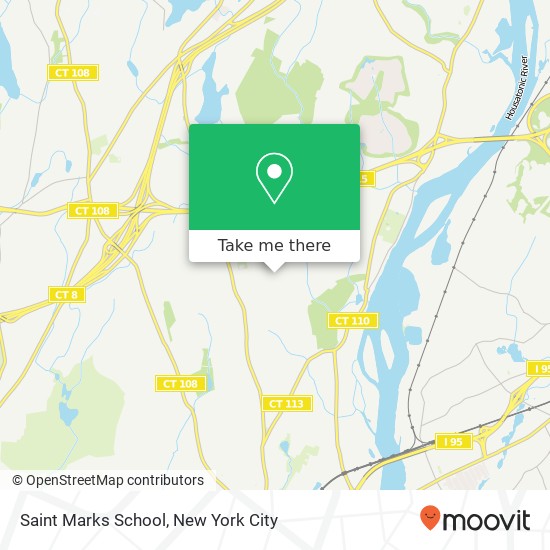 Mapa de Saint Marks School