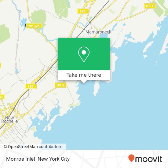 Monroe Inlet map