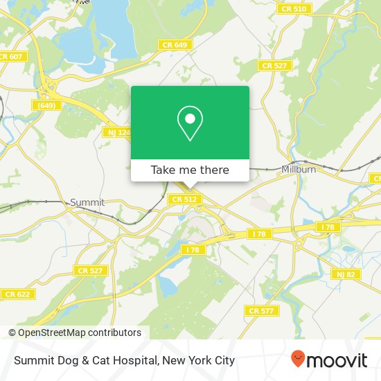 Summit Dog & Cat Hospital map