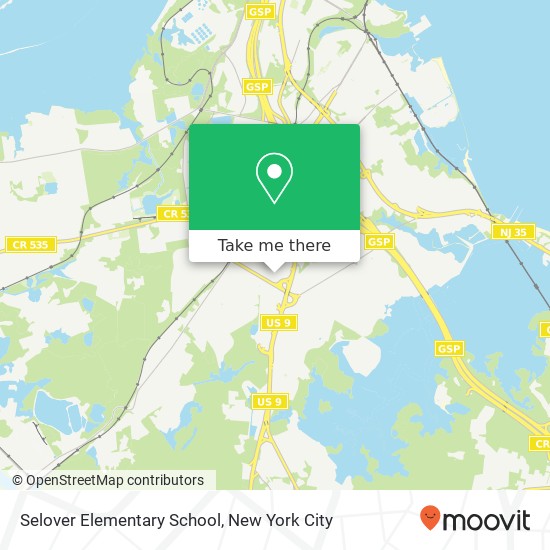 Selover Elementary School map