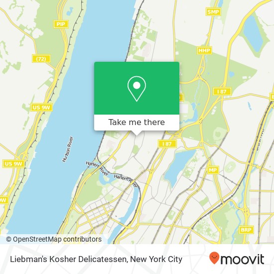 Liebman's Kosher Delicatessen map