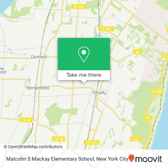 Mapa de Malcolm S Mackay Elementary School