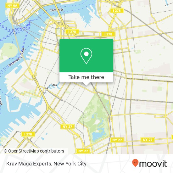 Krav Maga Experts map