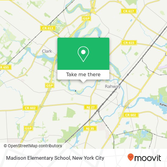 Madison Elementary School map