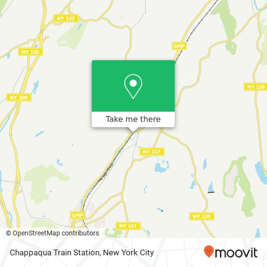 Chappaqua Train Station map
